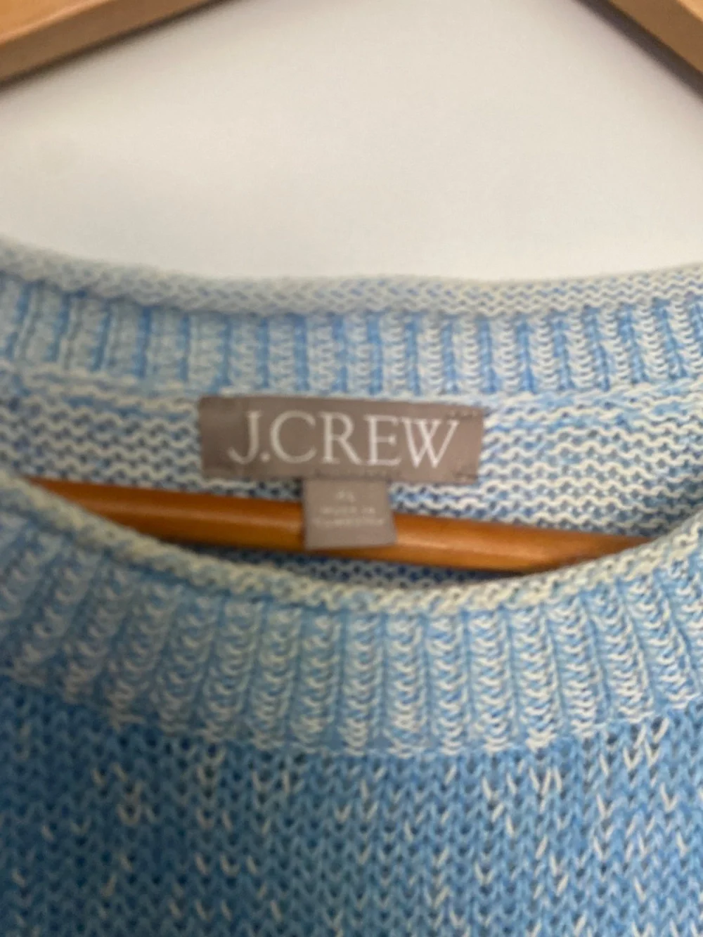 J.Crew XL Relaxed Linen Blend Beach Sweater